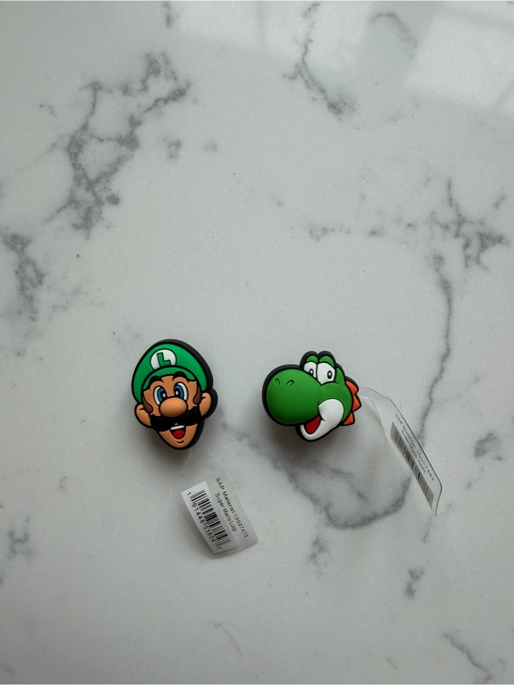 Nintendo Green Luigi & Yoshi Kids Crocs Jibbitz